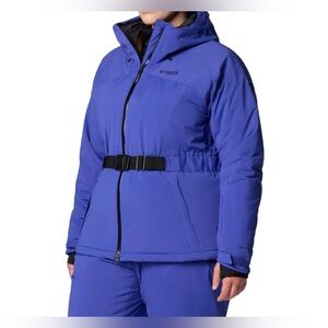Columbia Cirque Bowl Insulated Snow Ski Jacket - Women Size 1X Royal Blue New